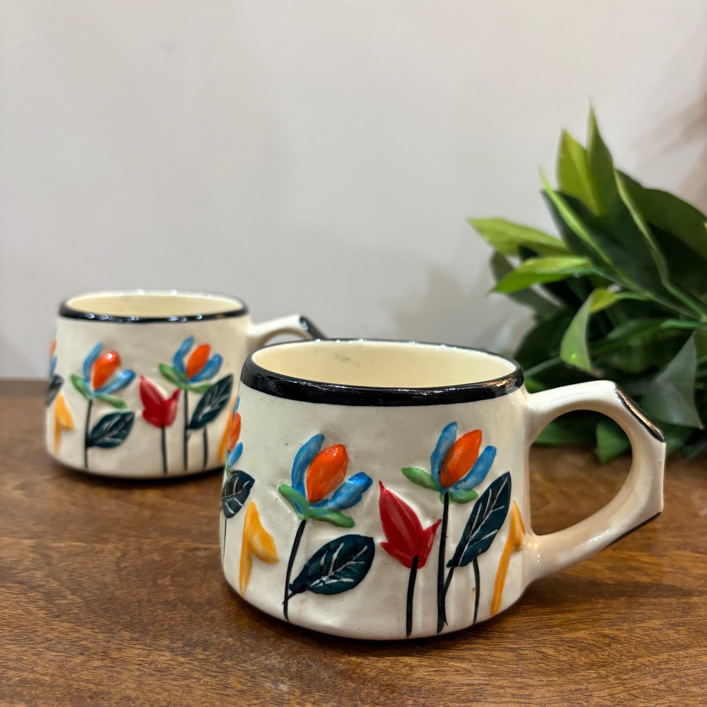 Colorful Pottery Coffee Cup