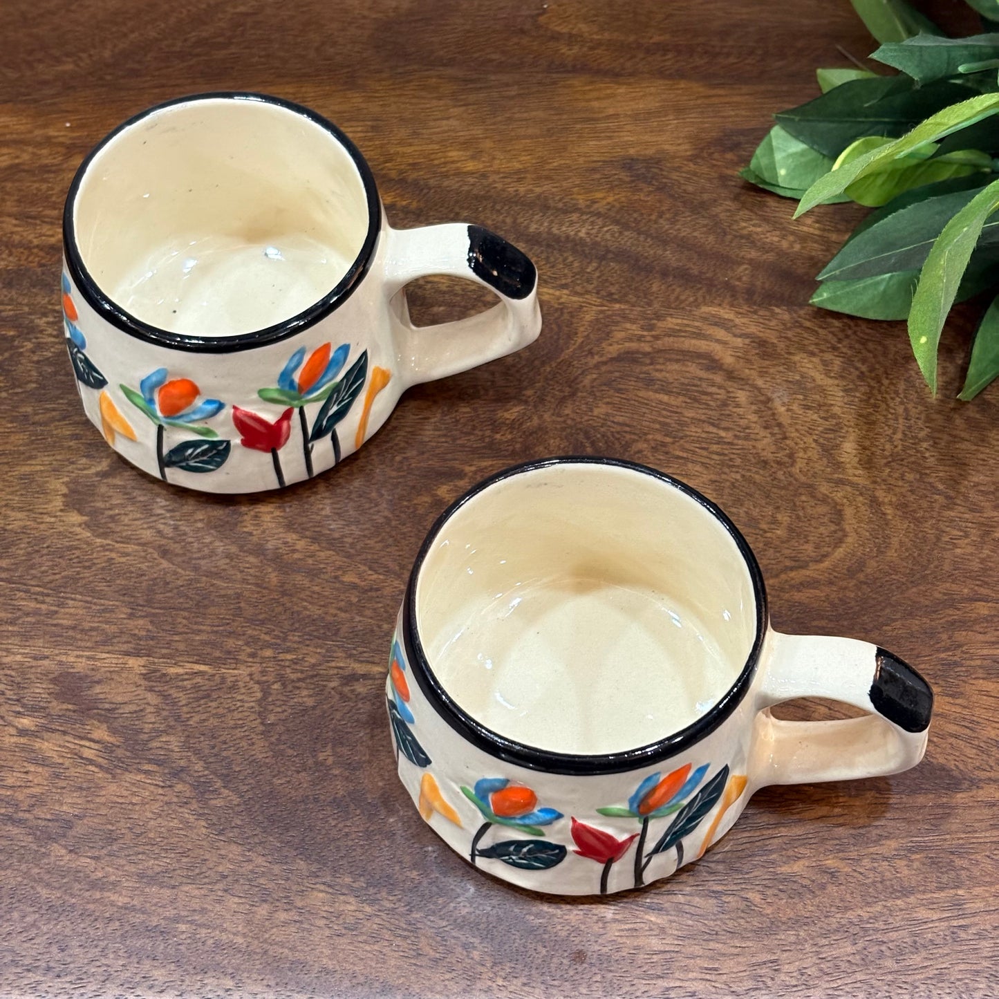 Colorful Pottery Coffee Cup