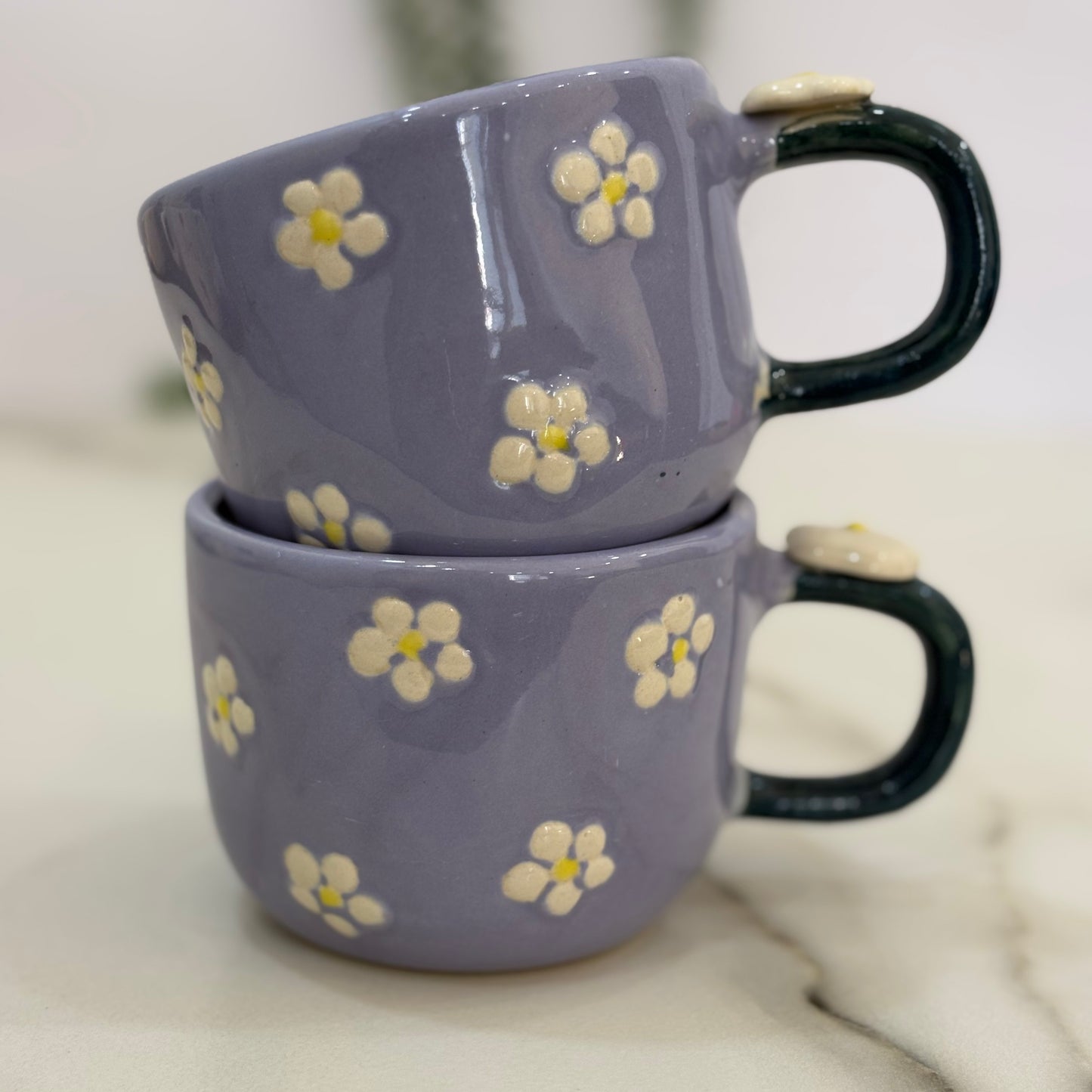 Daisy Vibes Only ā Lilac Cutie Mug