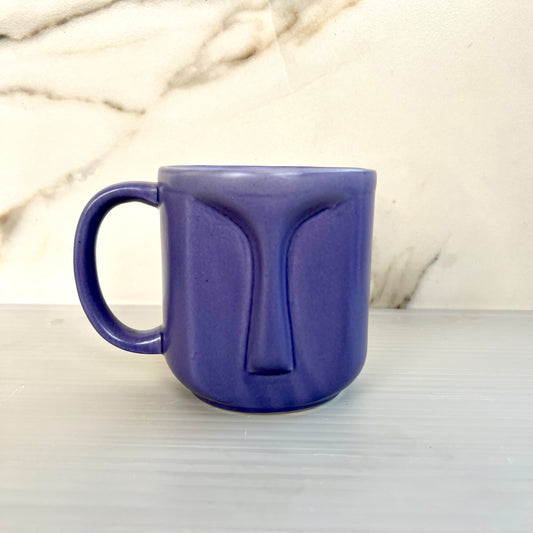 Purple Aesthetic Face Mug