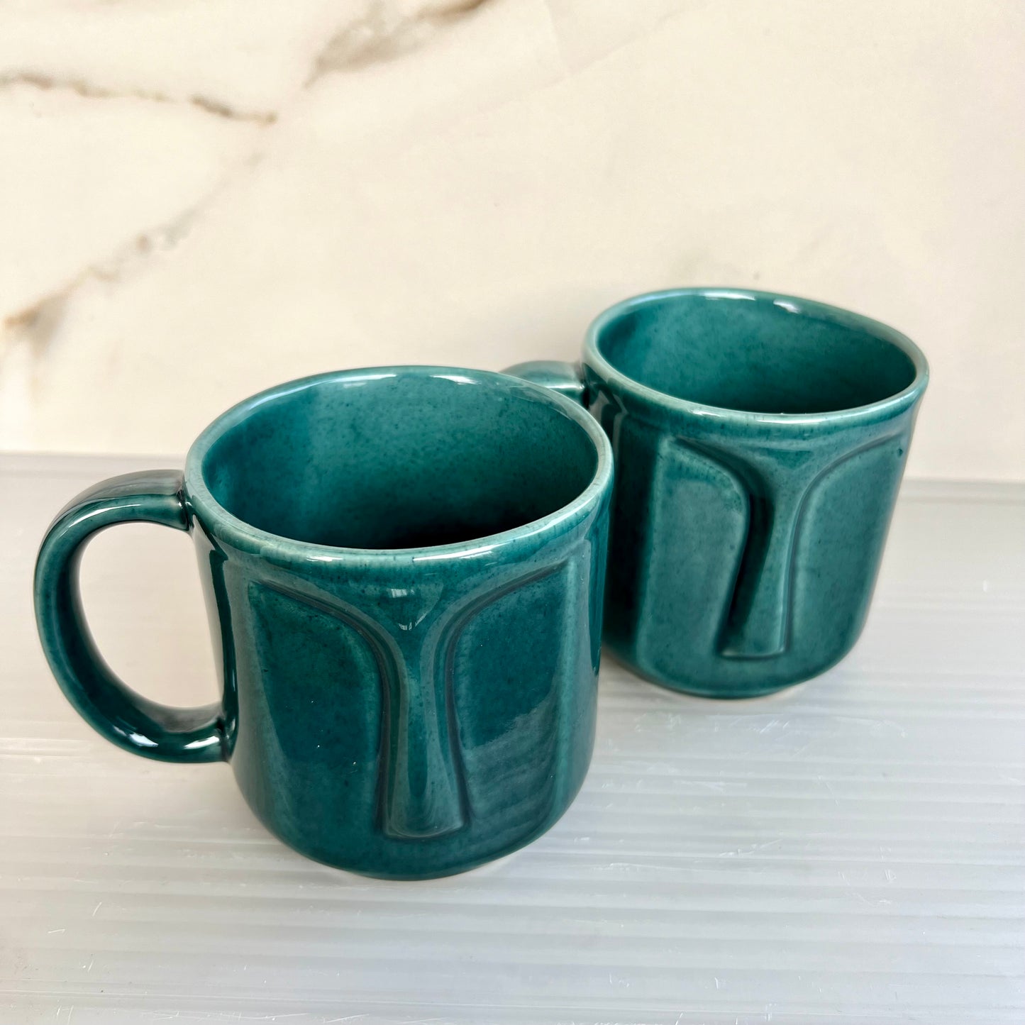 Green Aesthetic Face Mug