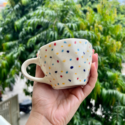 Rango Ka Jashn- Ceramic Multi Dot Mug