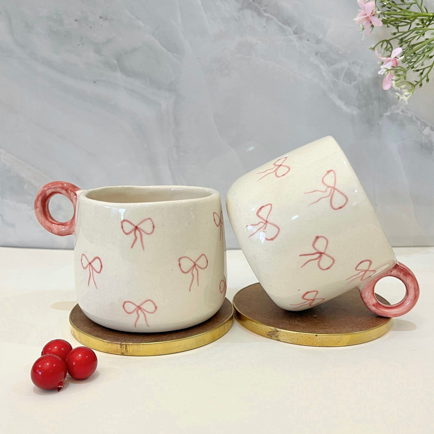 Ceramic Bow Mug