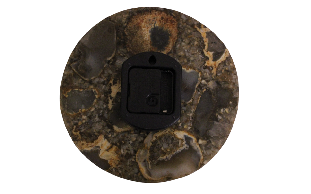 Agate Stone Wall Clock