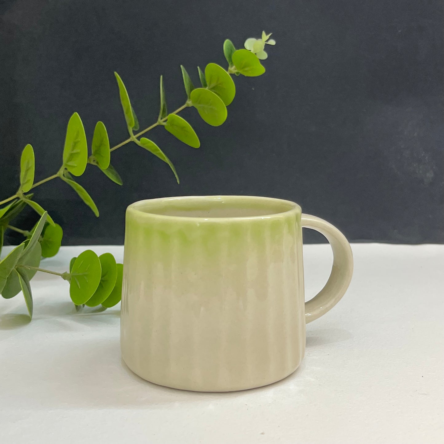 Ceramic Glazed Green Mug