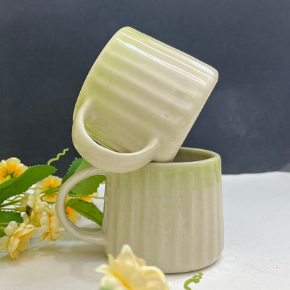 Ceramic Glazed Green Mug