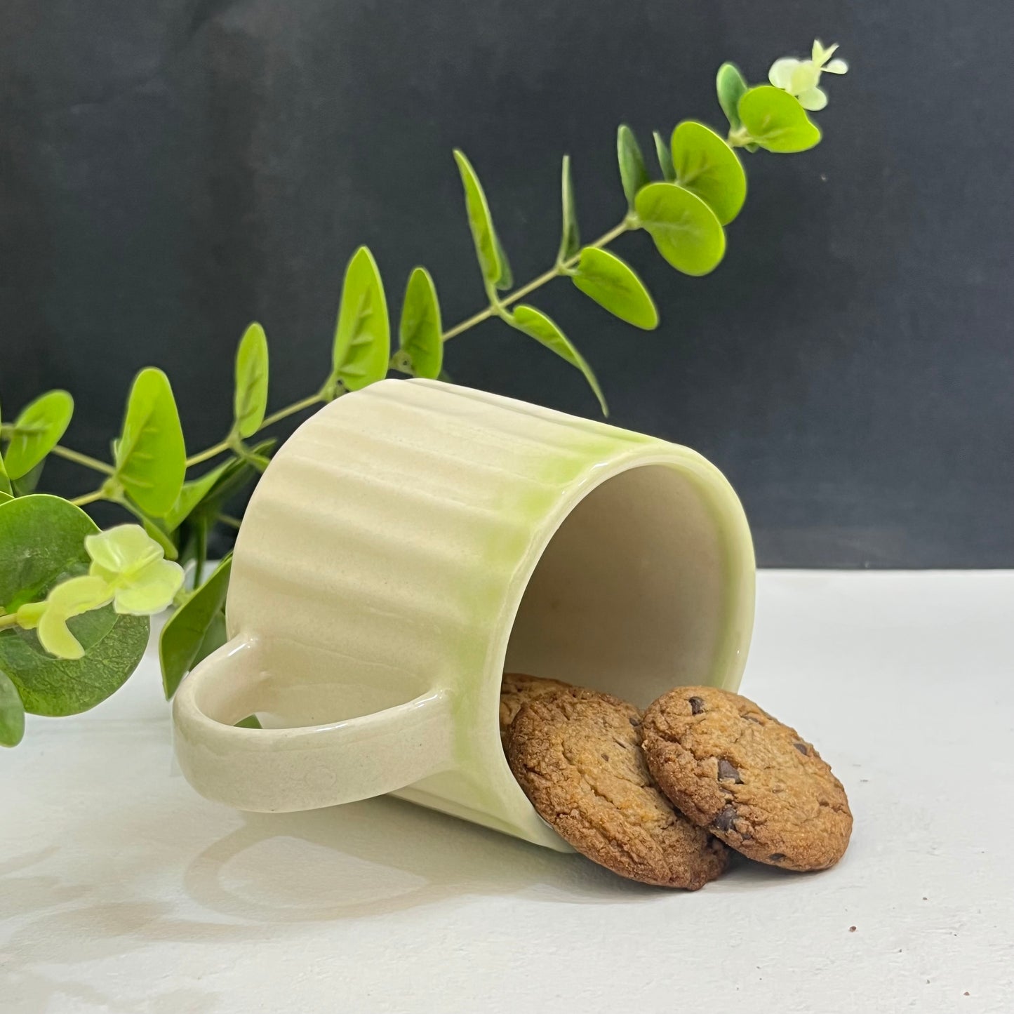 Ceramic Glazed Green Mug