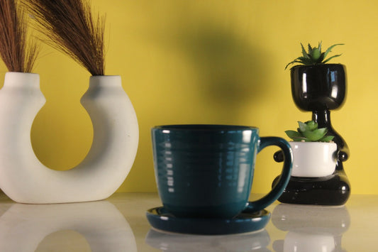 SNOOPY-Ceramic Soup Mug with saucer