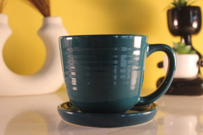 SNOOPY-Ceramic Soup Mug with saucer