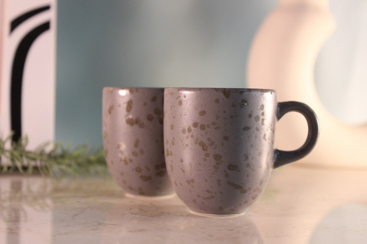 PRETTY LITTLE LIES- ESPRESSO CUP  GREY TERRAZO SET OF 2