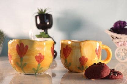 SUNKISSED- Yellow Ceramic Cup