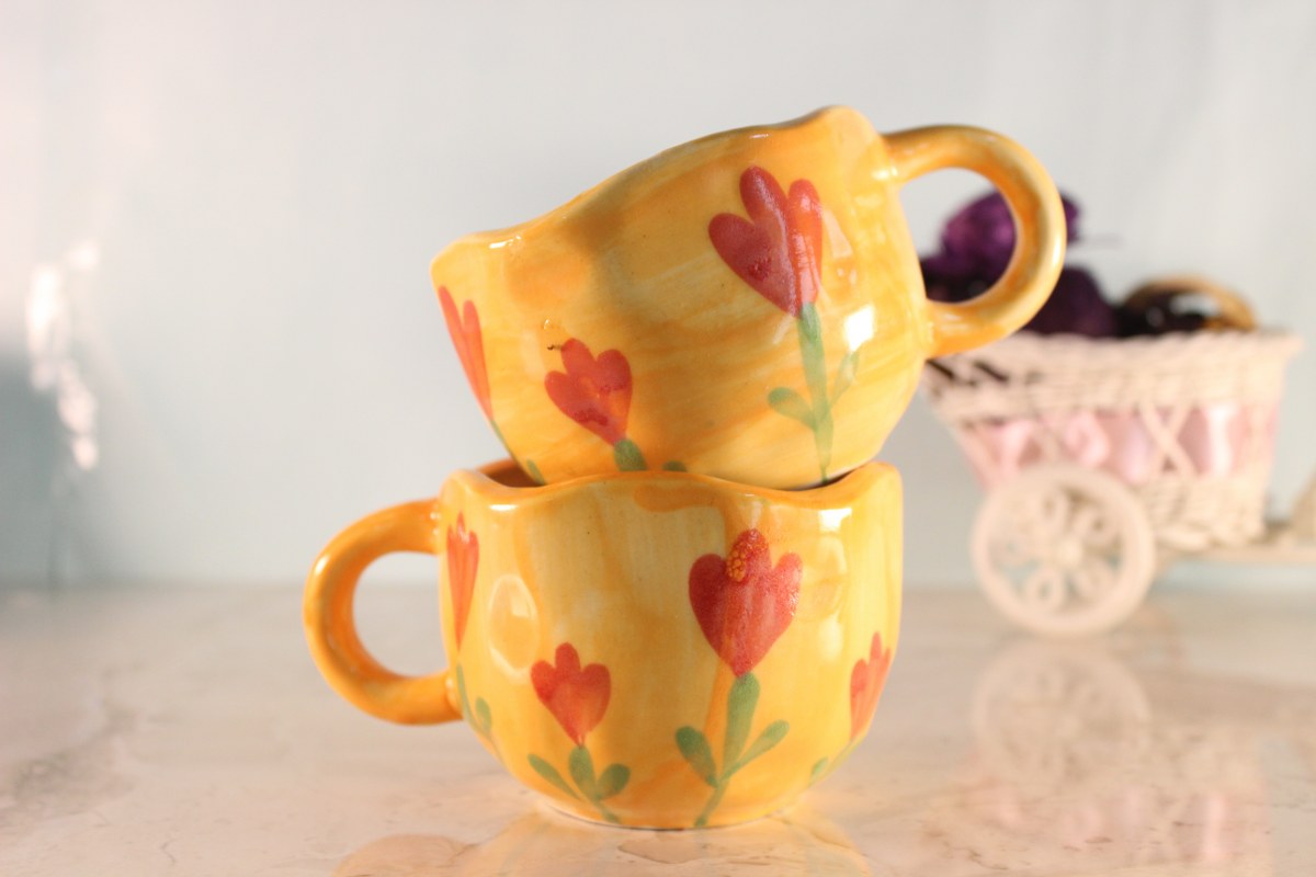 SUNKISSED- Yellow Ceramic Cup