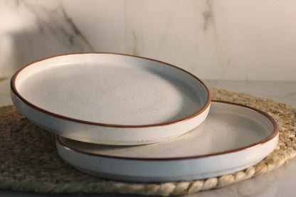 HASTKALA- Set of 2 Ceramic Small Dinner Plates