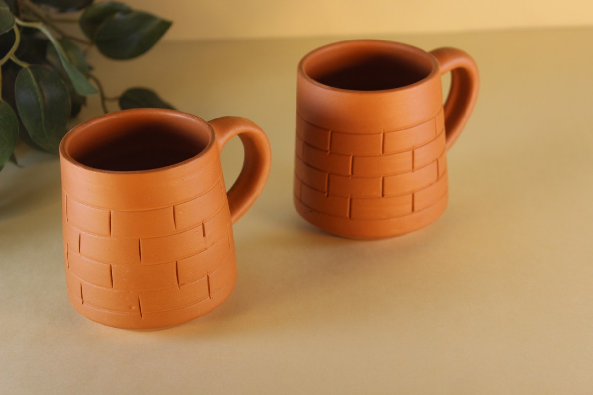 TERRACOTTA Tea Cups set of 2