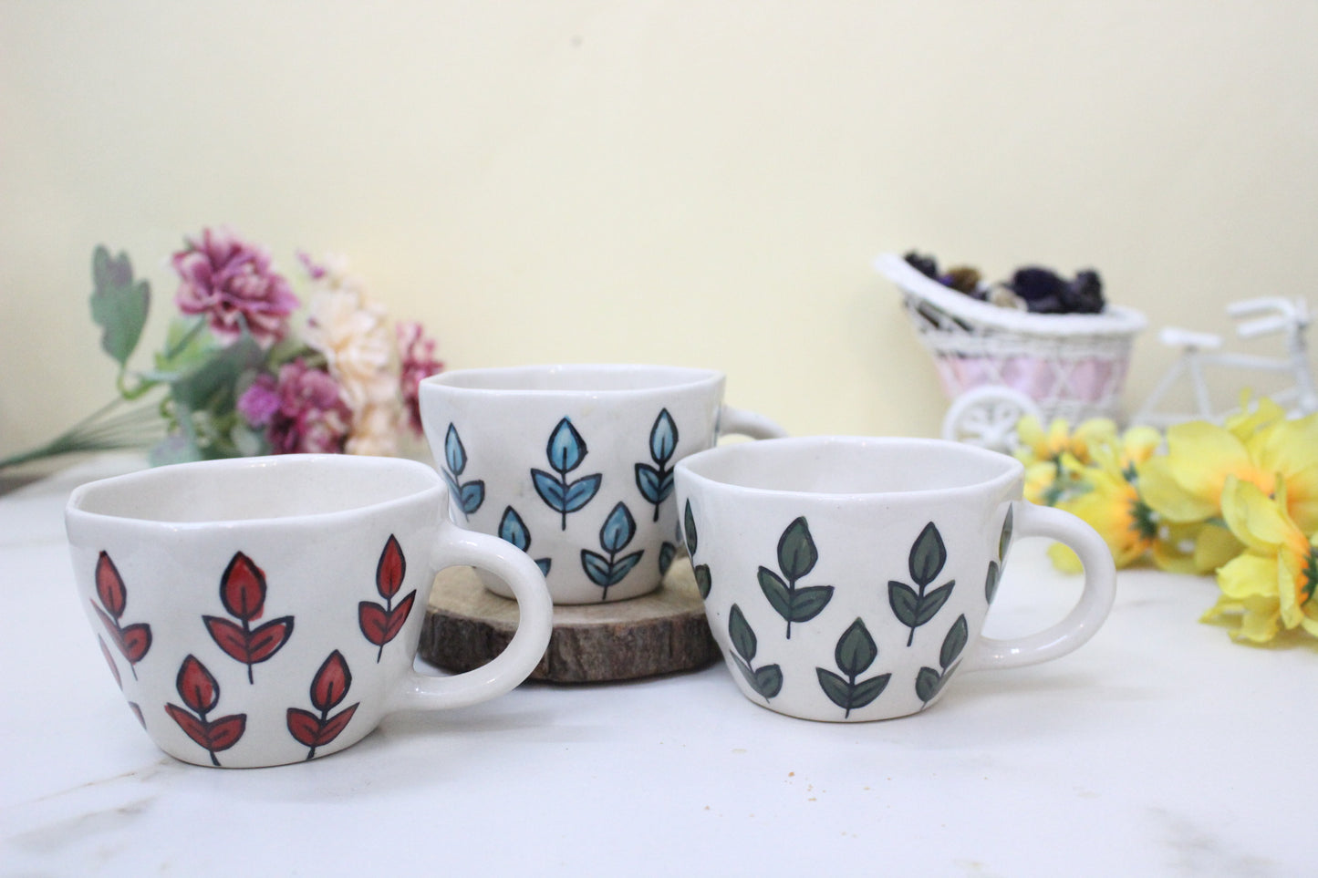 VASANT- Ceramic Mugs Set of 3