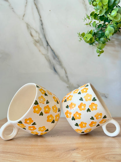 Yellow Flower Mug