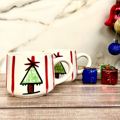 Christmas Tree Handcrafted Mug