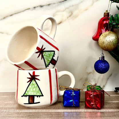 Christmas Tree Handcrafted Mug