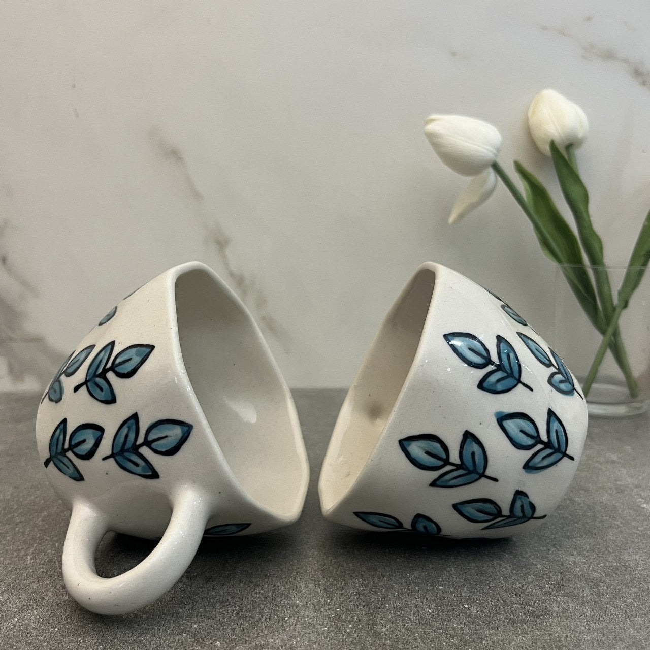 VASANT- Ceramic Coffee Mugs Blue