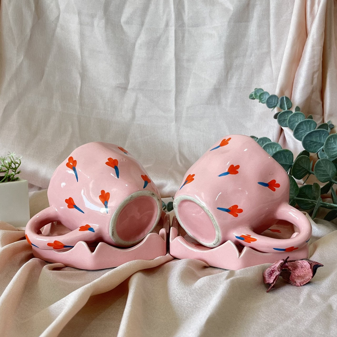 PINKI PROMISE- CERAMIC CUP WITH BESTIE SAUCER