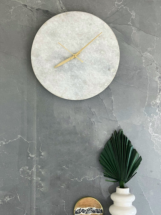 Marble Wall Clock