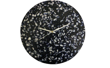 Terrazo Wall Clock Blue