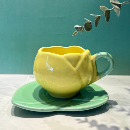 SUNLIT- Yellow Lotus Mug