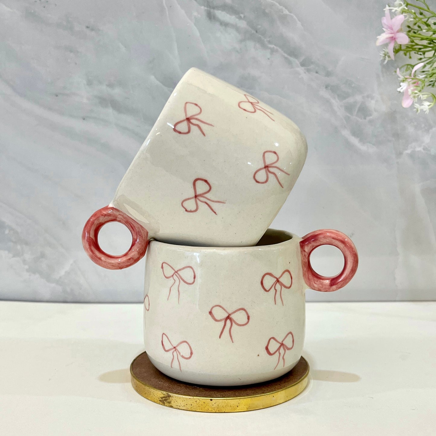 Ceramic Bow Mug