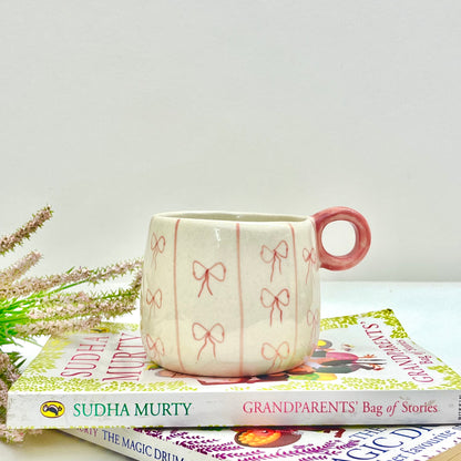 Cute Ceramic Bow Mug