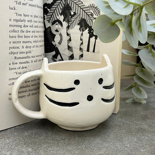 Meow-Kitty Mug White