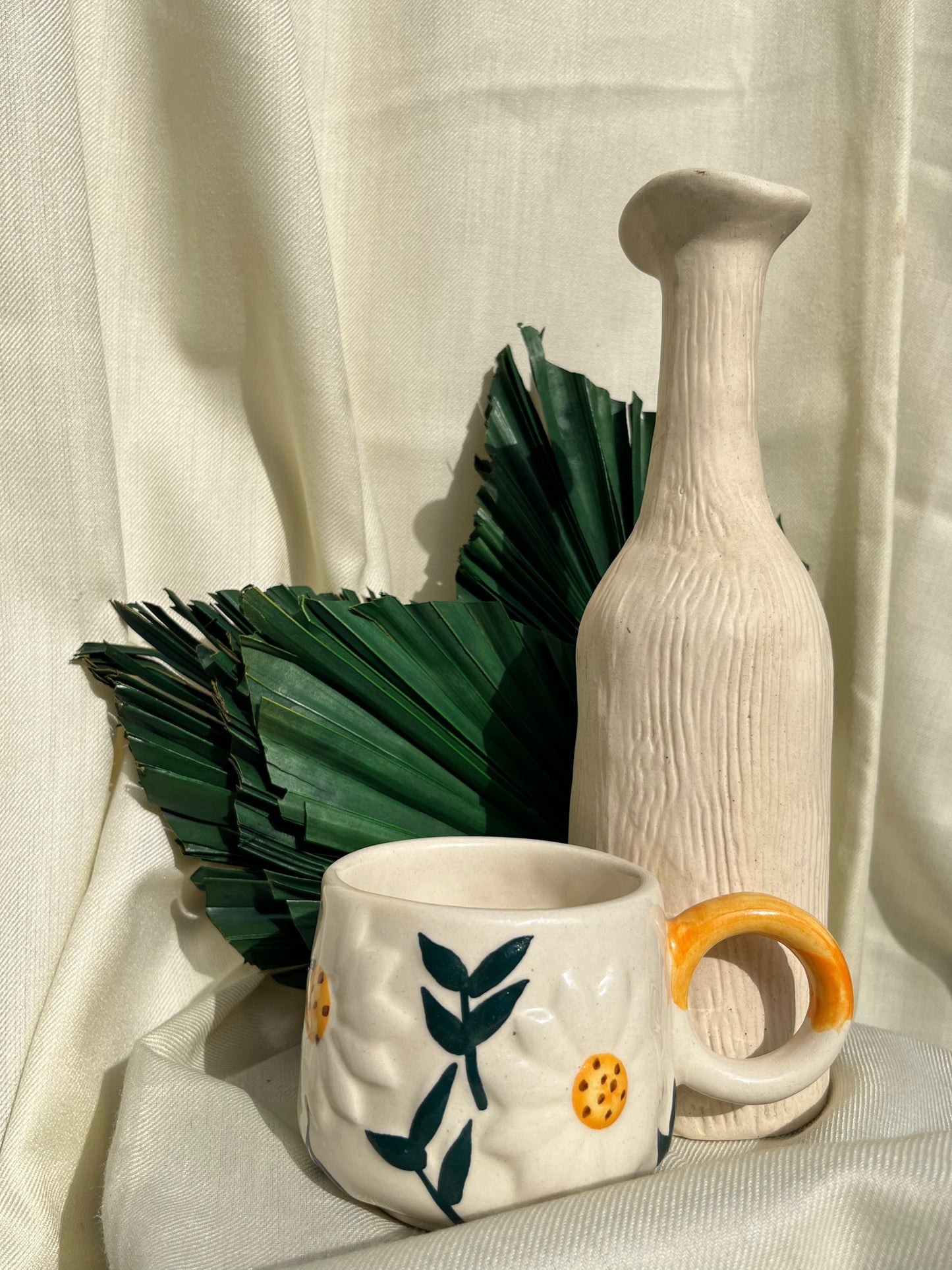 Good Mood- Ceramic Sunflower Mug