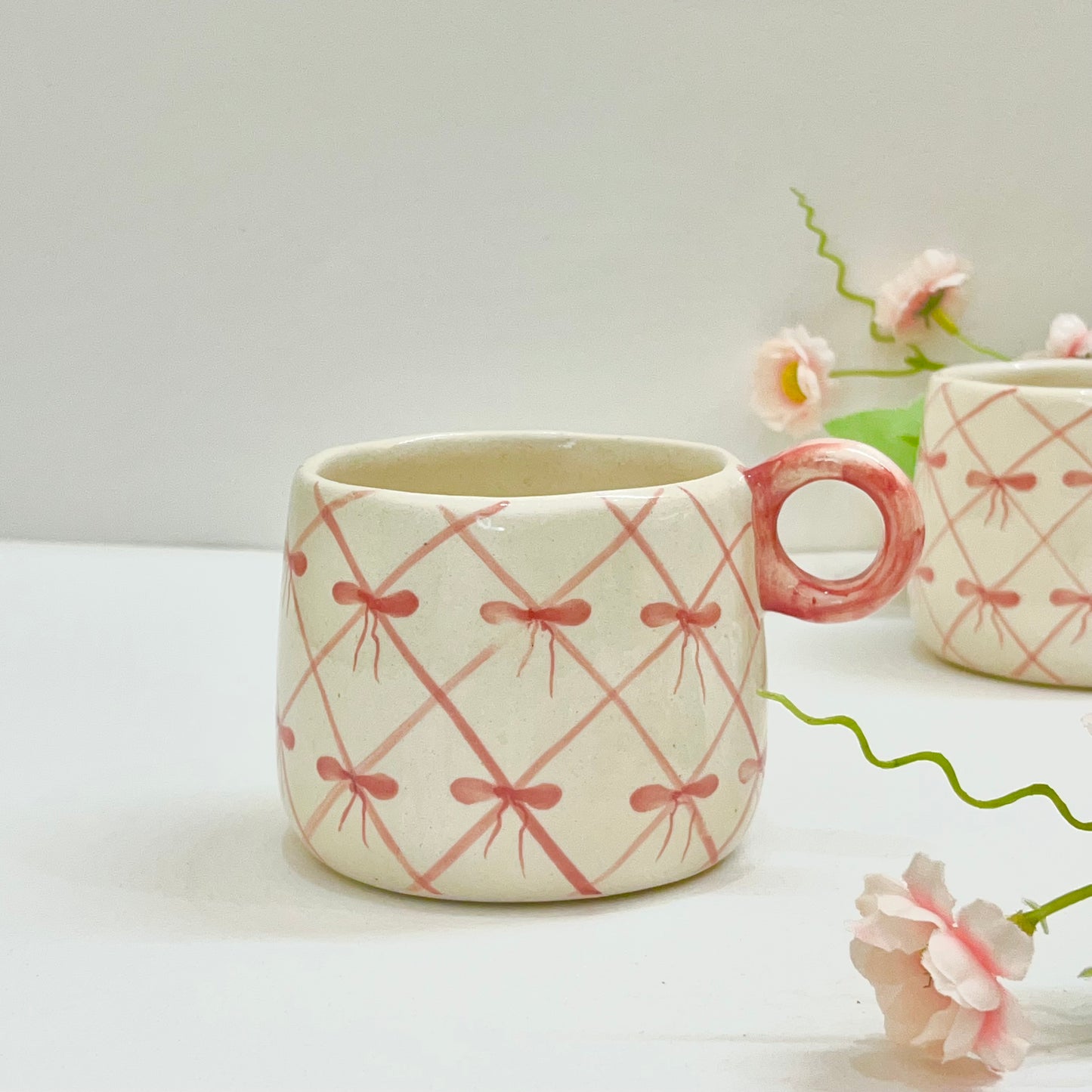 Ceramic Small Bow Mugs