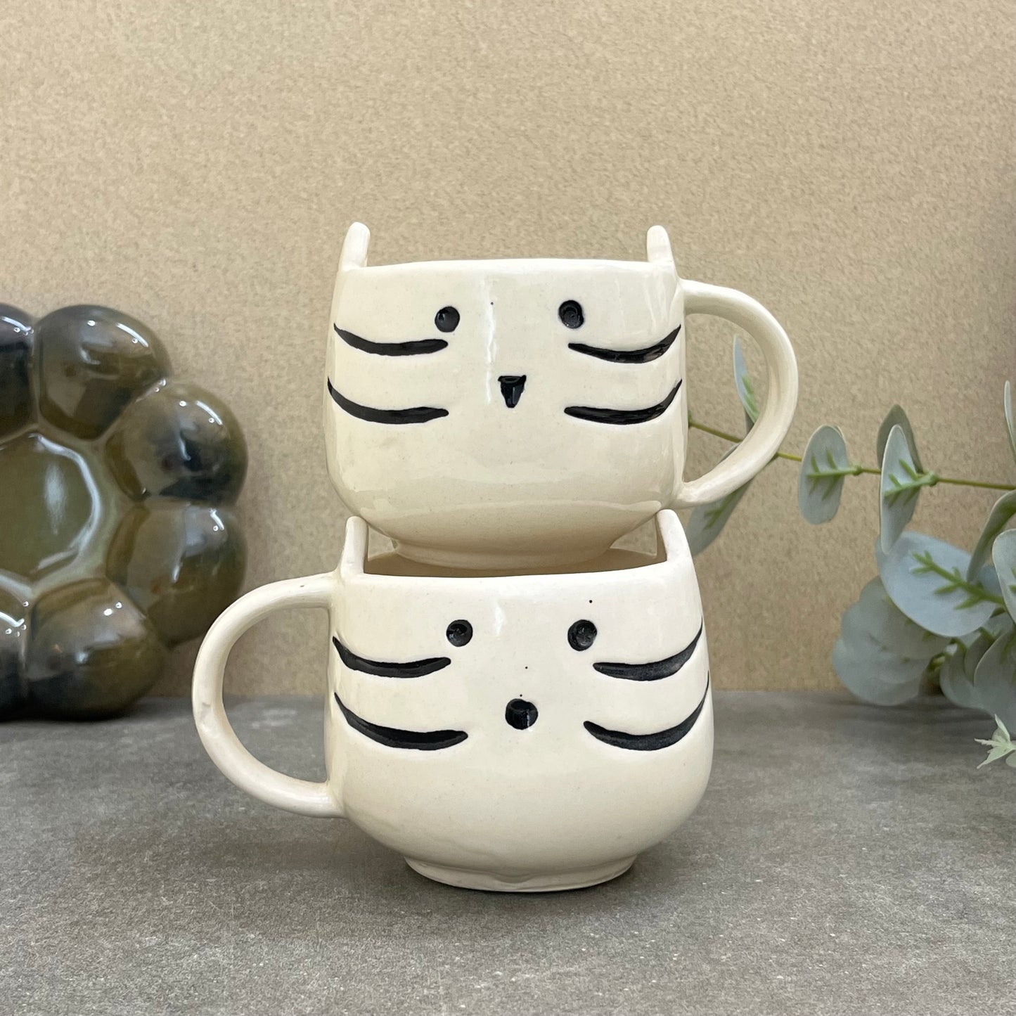 Meow-Kitty Mug White